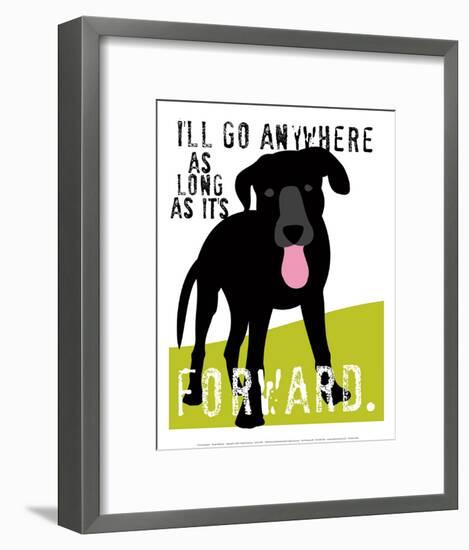 I'll Go Anywhere-Ginger Oliphant-Framed Art Print