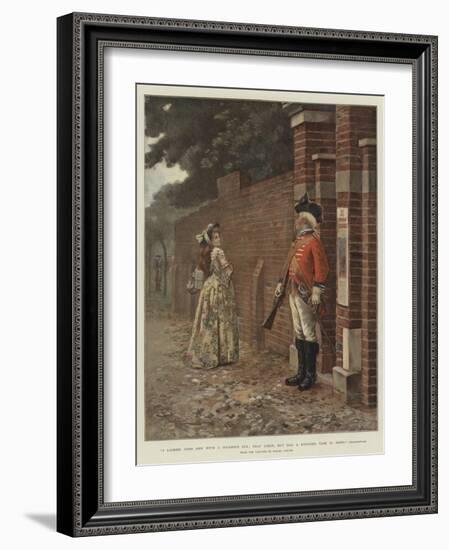 I Looked Upon Her with a Soldier's Eye; That Liked, But Had a Rougher Task in Hand, Shakespeare-null-Framed Giclee Print