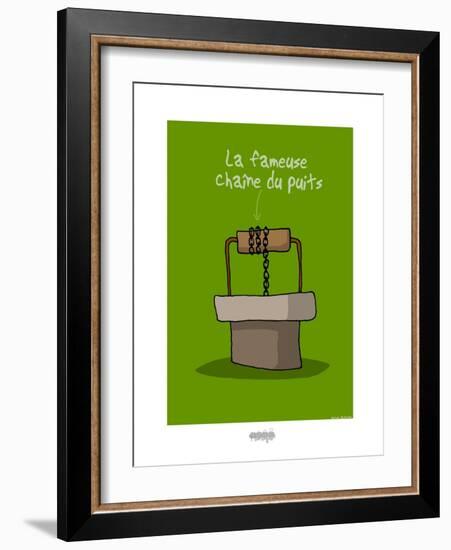 I Lov'ergne - Chaîne du puits-Sylvain Bichicchi-Framed Art Print