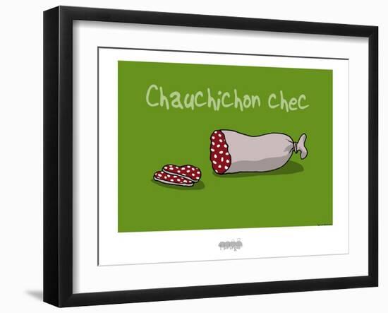 I Lov'ergne - Chauchichon chec-Sylvain Bichicchi-Framed Art Print