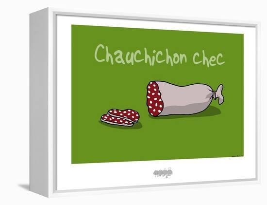 I Lov'ergne - Chauchichon chec-Sylvain Bichicchi-Framed Stretched Canvas