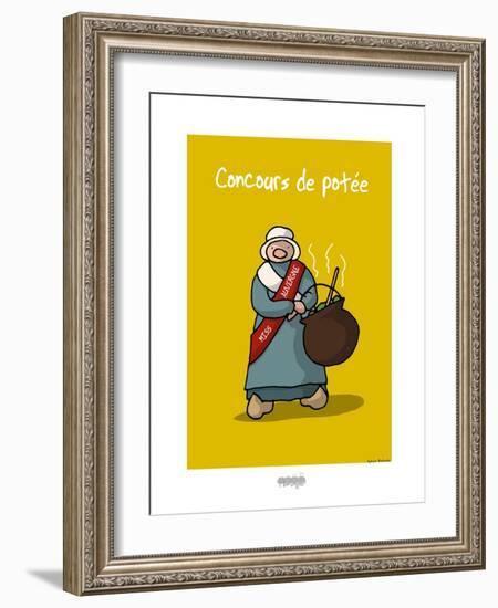 I Lov'ergne - Concours de potée-Sylvain Bichicchi-Framed Art Print