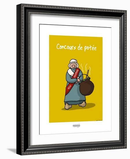 I Lov'ergne - Concours de potée-Sylvain Bichicchi-Framed Art Print