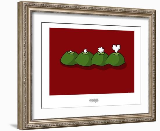 I Lov'ergne - Logo-Sylvain Bichicchi-Framed Art Print