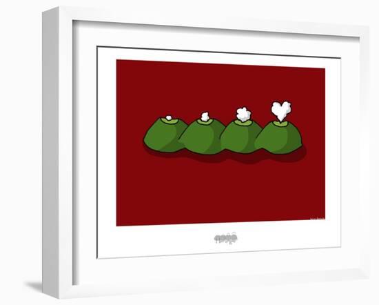 I Lov'ergne - Logo-Sylvain Bichicchi-Framed Art Print