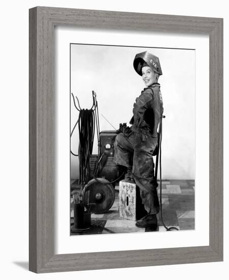 I Love a Soldier, Paulette Goddard, 1944-null-Framed Photo