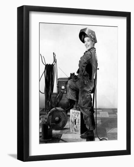 I Love a Soldier, Paulette Goddard, 1944-null-Framed Photo