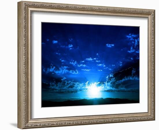 I Love Blue-Philippe Sainte-Laudy-Framed Photographic Print