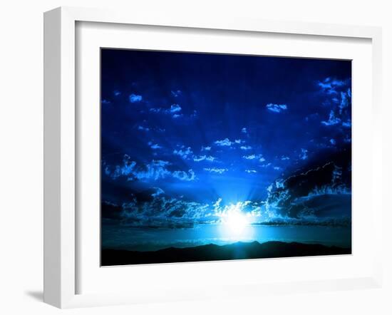 I Love Blue-Philippe Sainte-Laudy-Framed Photographic Print