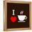 I Love Coffee-lekkyjustdoit-Framed Stretched Canvas