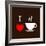 I Love Coffee-lekkyjustdoit-Framed Art Print