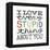 I Love Every Stupid Thing About You-Michael Mullan-Framed Stretched Canvas