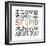 I Love Every Stupid Thing About You-Michael Mullan-Framed Premium Giclee Print