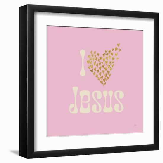 I Love Jesus-Sarah Adams-Framed Art Print