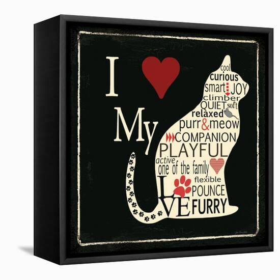 I Love My Cat Art Print Jo Moulton Art Com