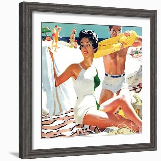 I Love My Mother-In-Law - Saturday Evening Post "Leading Ladies", June 5, 1954 pg.20-Robert Meyers-Framed Giclee Print
