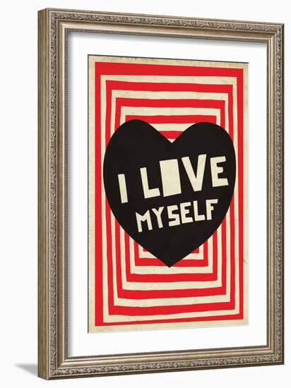 I Love Myself-null-Framed Art Print