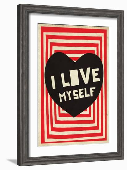 I Love Myself-null-Framed Art Print
