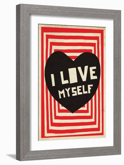 I Love Myself-null-Framed Art Print