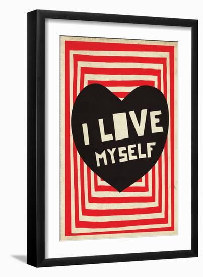 I Love Myself-null-Framed Art Print