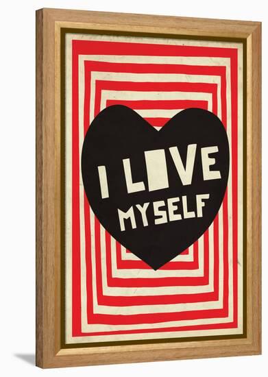 I Love Myself-null-Framed Stretched Canvas