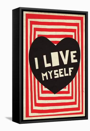 I Love Myself-null-Framed Stretched Canvas