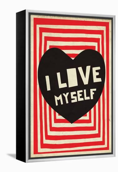 I Love Myself-null-Framed Stretched Canvas