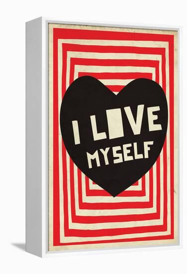 I Love Myself-null-Framed Stretched Canvas