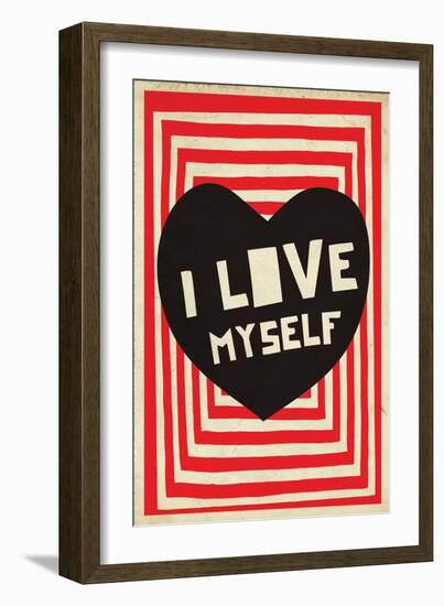 I Love Myself-null-Framed Premium Giclee Print