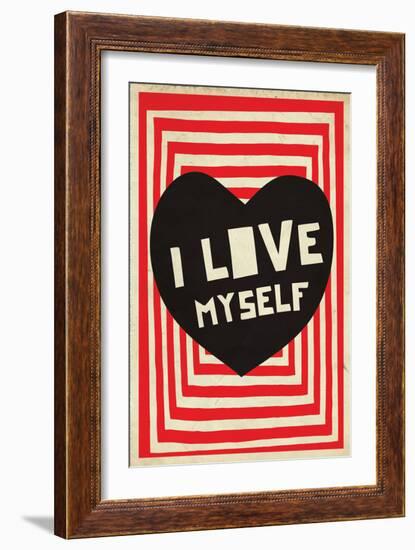 I Love Myself-null-Framed Premium Giclee Print