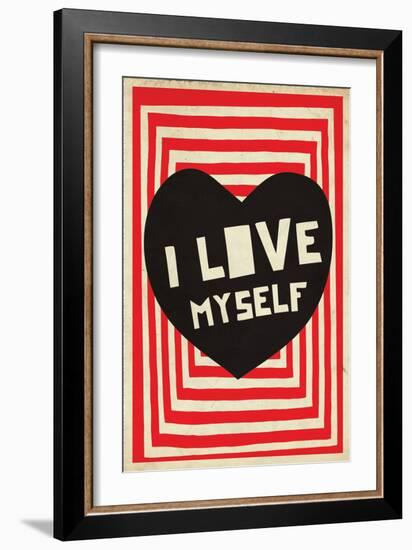 I Love Myself-null-Framed Premium Giclee Print