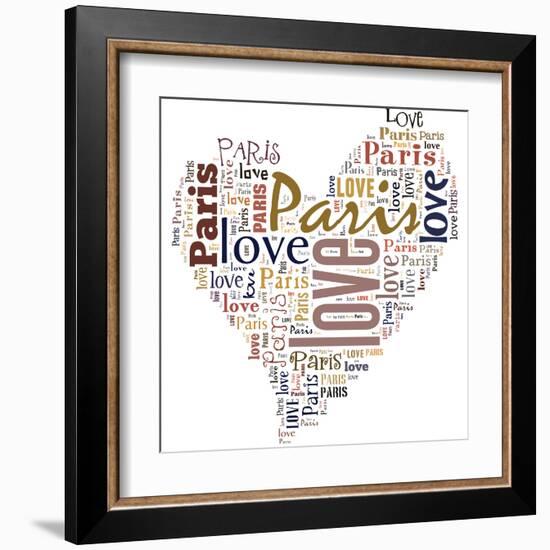 I Love Paris!-alanuster-Framed Art Print