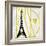 I Love Paris-Color Bakery-Framed Giclee Print