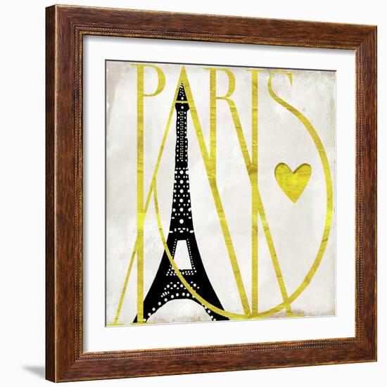 I Love Paris-Color Bakery-Framed Giclee Print