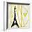 I Love Paris-Color Bakery-Framed Giclee Print