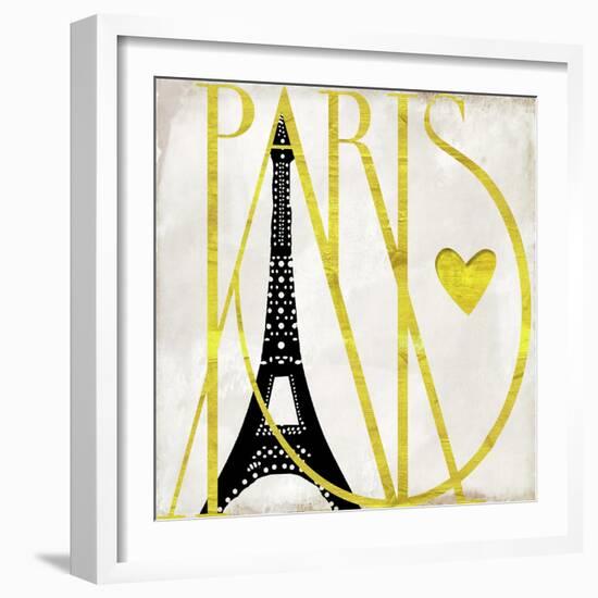 I Love Paris-Color Bakery-Framed Giclee Print