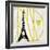 I Love Paris-Color Bakery-Framed Giclee Print