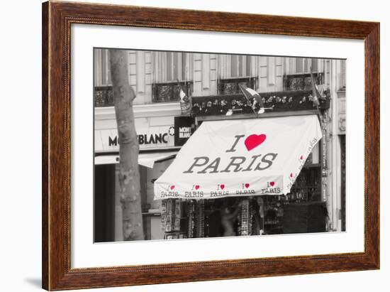 I Love Paris-Cora Niele-Framed Giclee Print