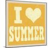 I Love Summer Poster-radubalint-Mounted Art Print