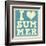 I Love Summer Poster-radubalint-Framed Art Print