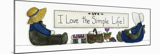 I Love the Simple Life-Debbie McMaster-Mounted Giclee Print