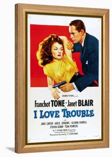 I Love Trouble, 1948-null-Framed Stretched Canvas