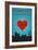 I Love You Albuquerque, New Mexico-Lantern Press-Framed Art Print