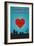 I Love You Albuquerque, New Mexico-Lantern Press-Framed Art Print