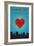 I Love You Amarillo, Texas-Lantern Press-Framed Art Print