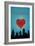 I Love You Atlanta, Georgia-Lantern Press-Framed Art Print