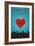 I Love You Baltimore, Maryland-Lantern Press-Framed Art Print