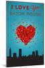 I Love You Baton Rouge, Louisiana-Lantern Press-Mounted Art Print