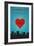 I Love You Berkeley, California-Lantern Press-Framed Art Print