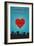 I Love You Berkeley, California-Lantern Press-Framed Art Print